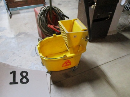 Commercial grade mop bucket