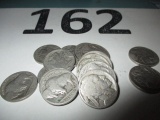lot of 16 buffalo nickels