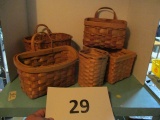 lot of 5 baskets