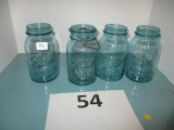 lot of 5 canning jars