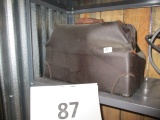 Vintage leather doctors bag suitcase