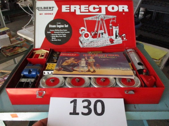 Coins, stamps, erector sets, lionel trains, etc