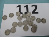 Lot of 20 Buffalo nickels