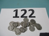 20 Buffalo nickels