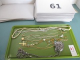 tray of necklaces