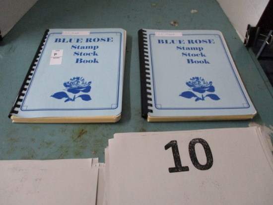 2 stamp stock books