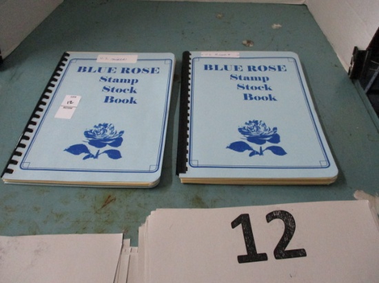 2 stamp stock books