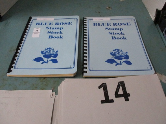 2 stamp stock books