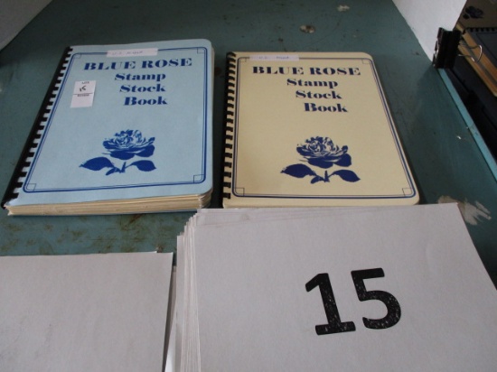 2 stamp stock books