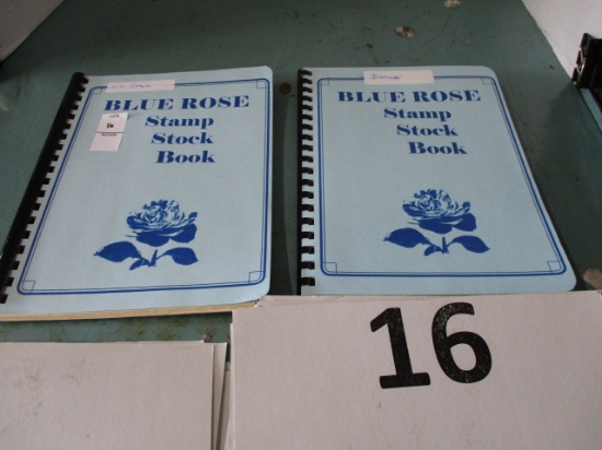 2 stamp stock books