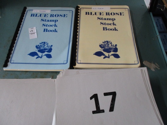 2 stamp stock books