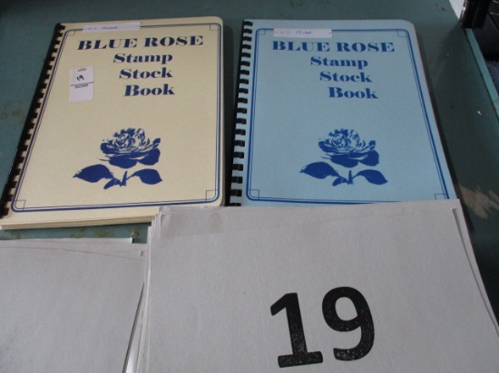 2 stamp stock books