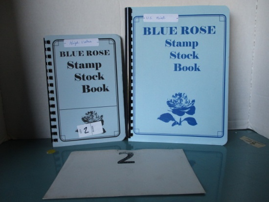 2 Stamp stock books