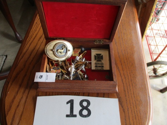 Dresser box of mens jewelry