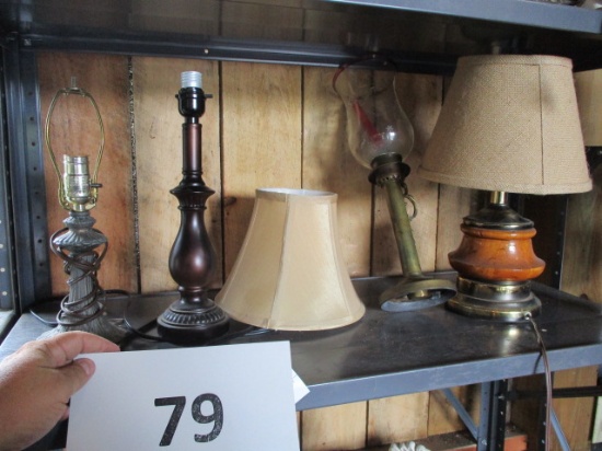 lot of 3 lamps