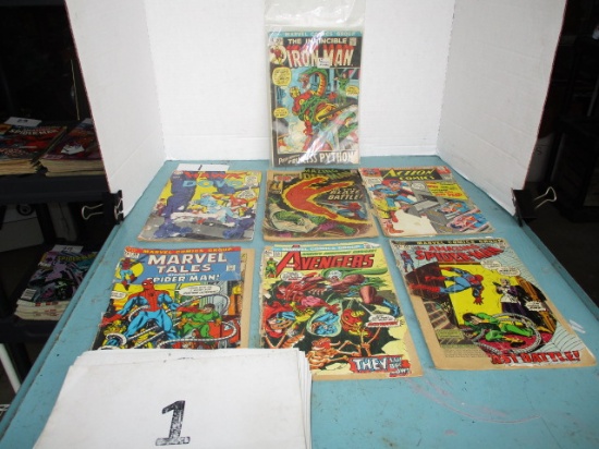 Lot of 7 comic books