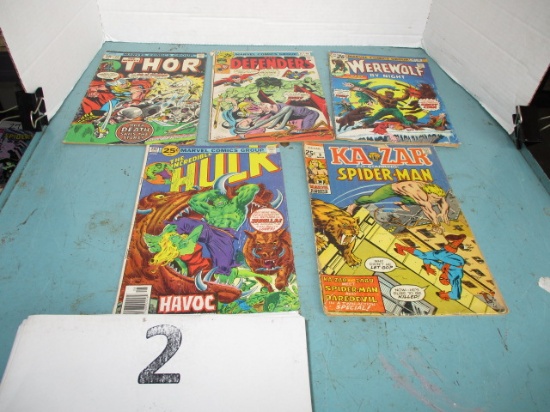 Lot of 5 comic books