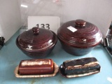Lot of 4 Hull oven ware