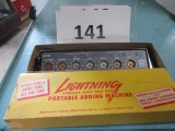 Lightning portable adding machine