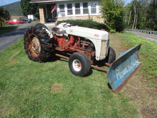 1952 Ford 8N tractor, Fisher 500# anvil, tools