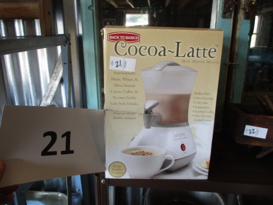Back to Basics cocoa latte hot drink maker