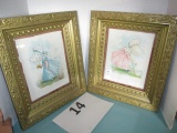 2 vintage frames