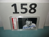 Mickey Mantle signed cut