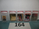 5 graded sports cards