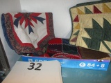 Lot of 3 small lap quilts