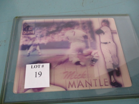 Mickey Mantle 3D card
