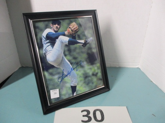 Sandy Koufax signed photo