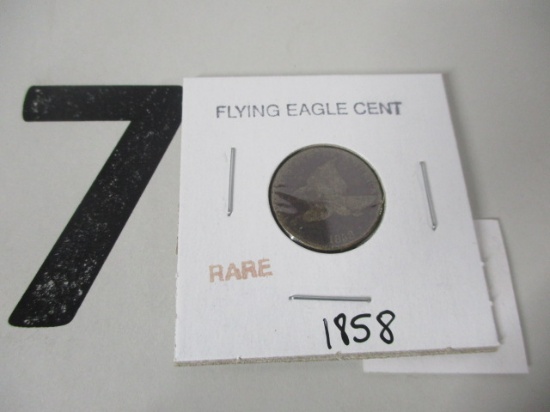 1858 Flying Eagle cent