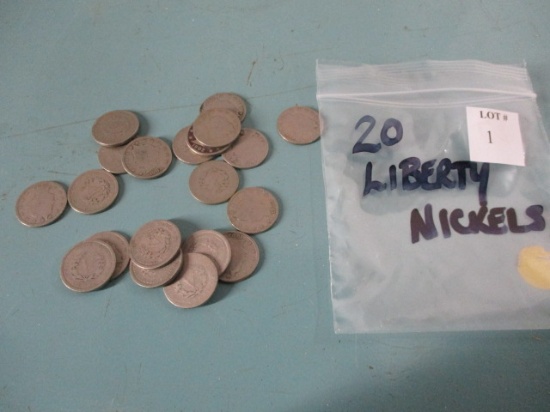 20 liberty nickels