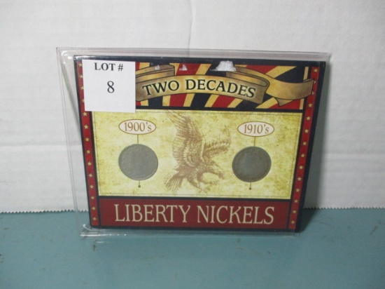 1900's - 1910's Liberty Nickels