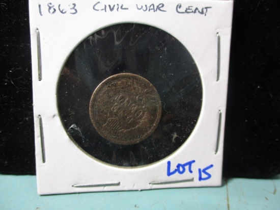 1863 Indian Head Cent