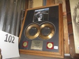 Elvis framed gold records