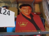 Elvis cardboard advertisement