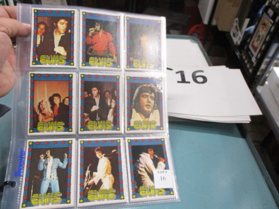 Set of Elvis cards and wrapper
