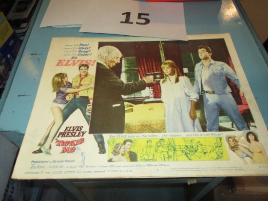 Lot of 3 original Elvis 1965 Tickle me Movie Posters