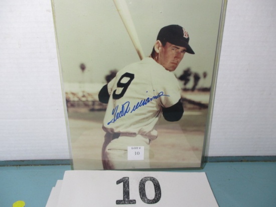 Ted Williams 8 x 10 autographed