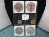 Lot of 6 Elvis coins