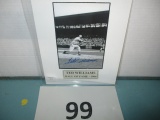 Ted Williams signed 5 x 7