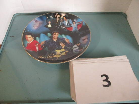 Large Elvis Collector Plate