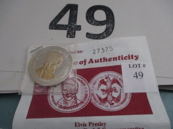Elvis double eagle silver round .999