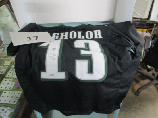 Nelson Agholor sign Eagles Jersey XL
