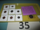Uncirculated & Proof coin lot of 9- 89 cent face