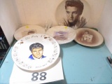 Lot of 5 Elvis Presley collector plates