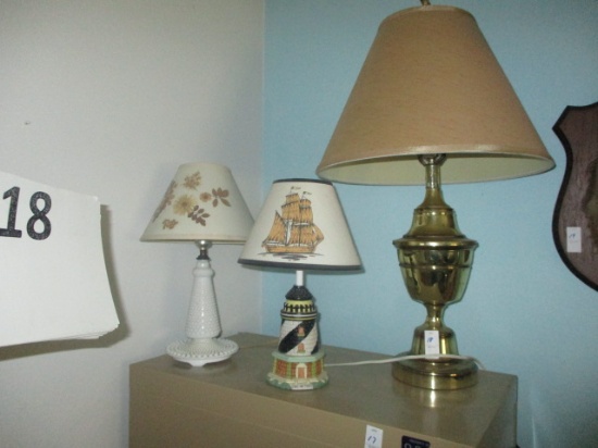 Lot of 3 lamps