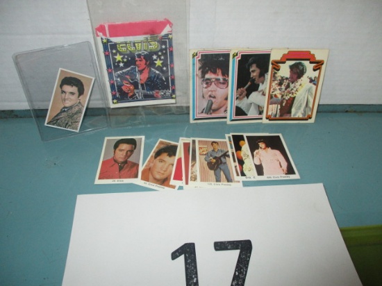 Lot of 14 Elvis collector cards