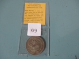 1957 Mexican Silver Dollar
